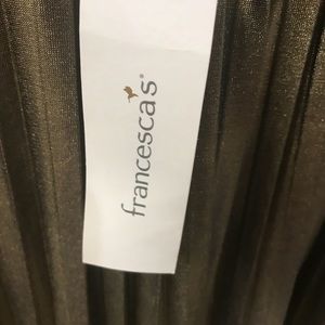 Skirts - Medium Francescas gold pleases skirt NWT 30 inches Skirts - Medium Francescas gold pleases skirt NWT 30 inches